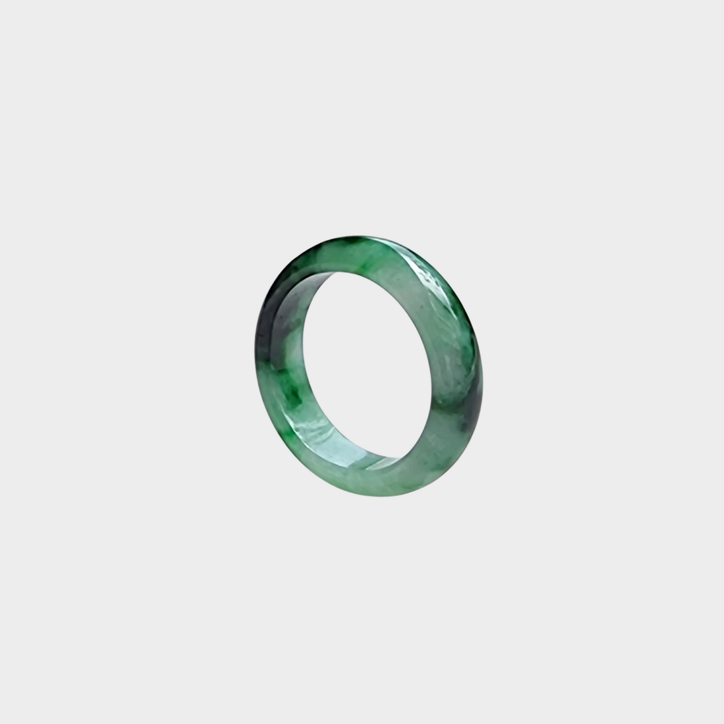 Jadeite Jade Abacus Ring
