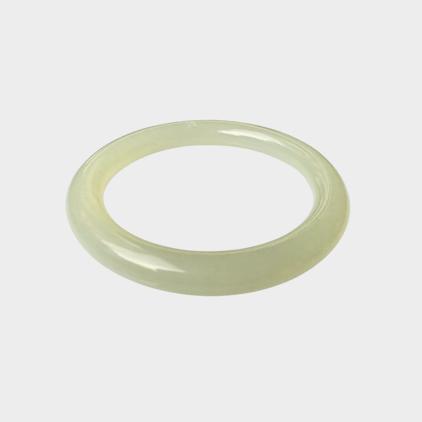 Nephrite Jade Bangle - 53mm Round