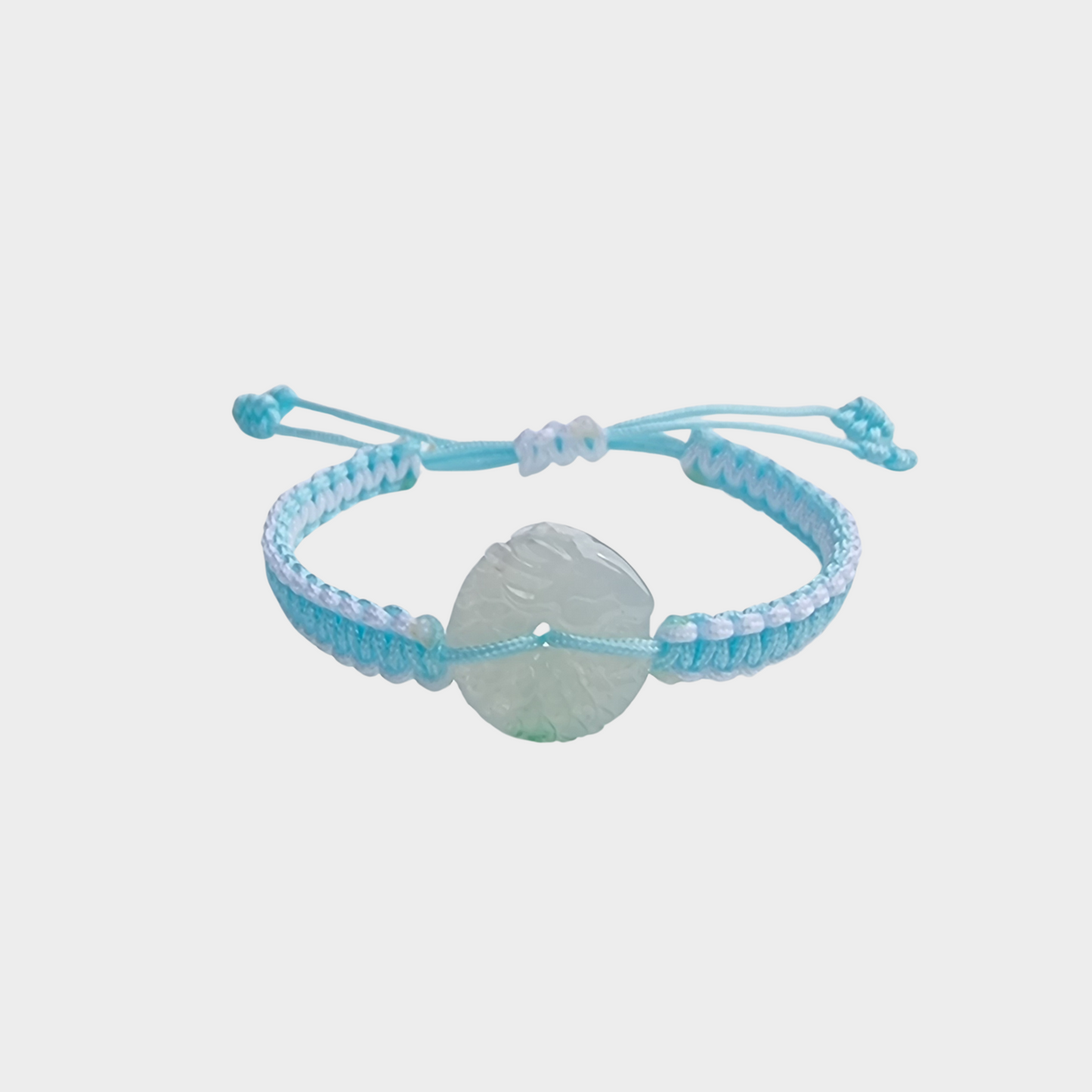 Jadeite Jade Dragon Bracelet in Chinese Knots