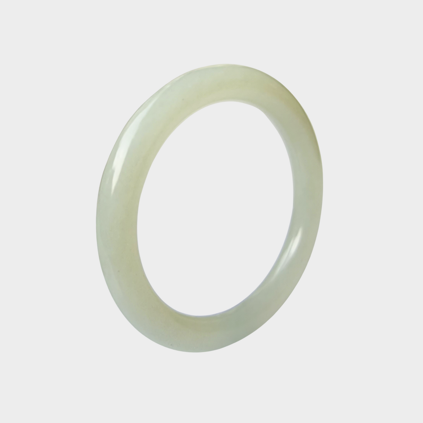 Nephrite Jade Bangle - 53mm Round