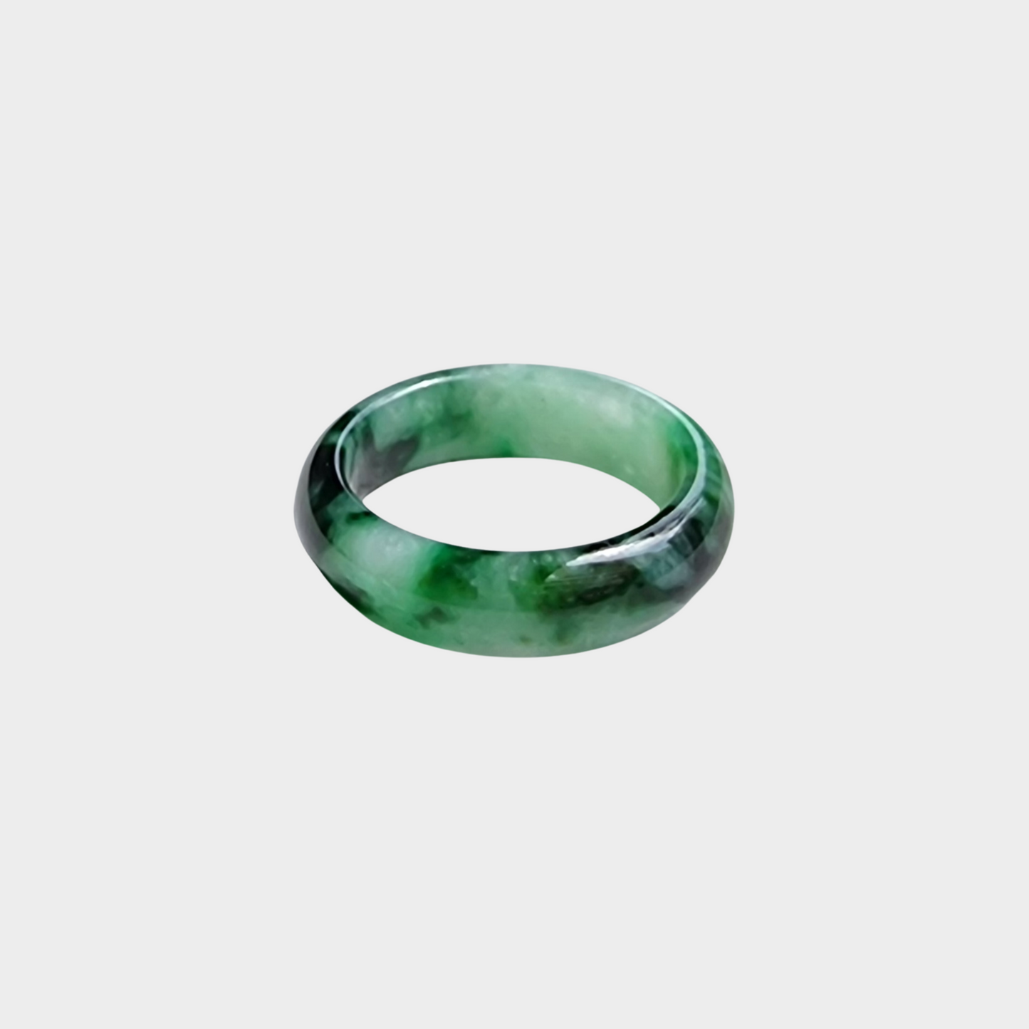 Jadeite Jade Abacus Ring
