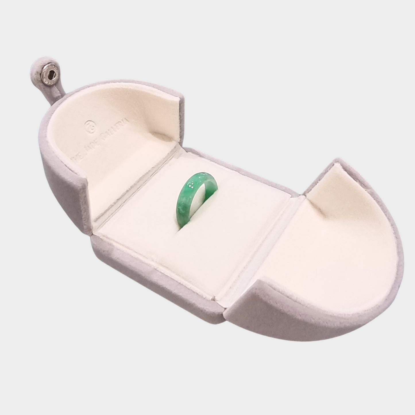 Apple Green Jadeite Jade Abacus Ring