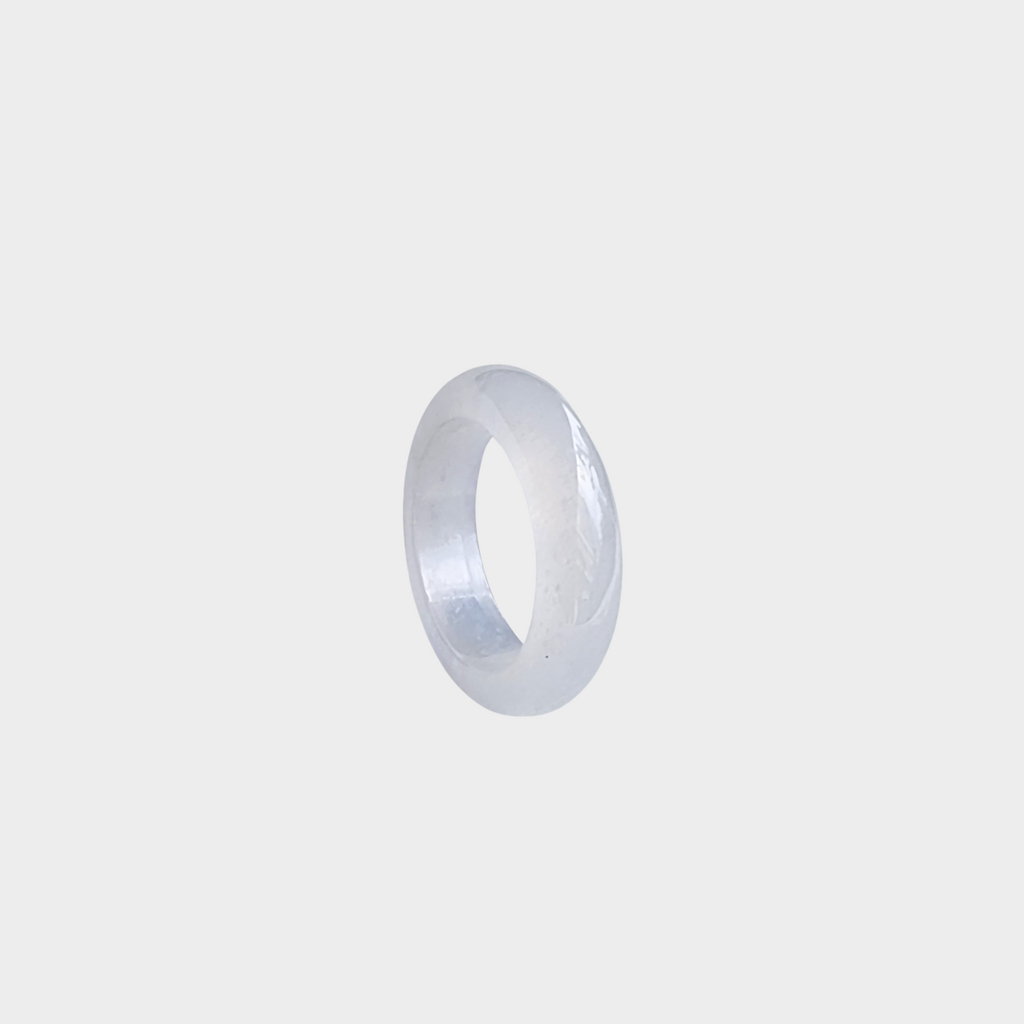 Icy Jadeite Jade Abacus Ring