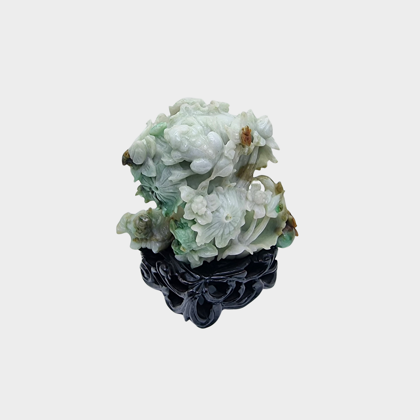 "The Amazing Lotus" Jadeite Jade Display