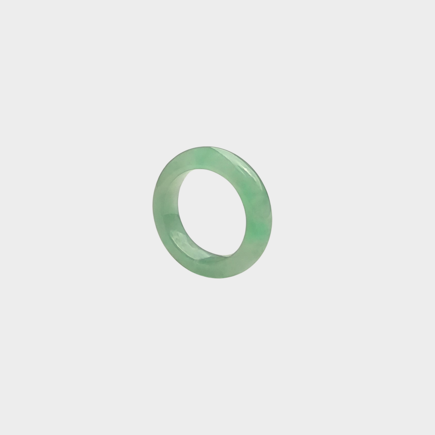 Apple Green Jadeite Jade Abacus Ring