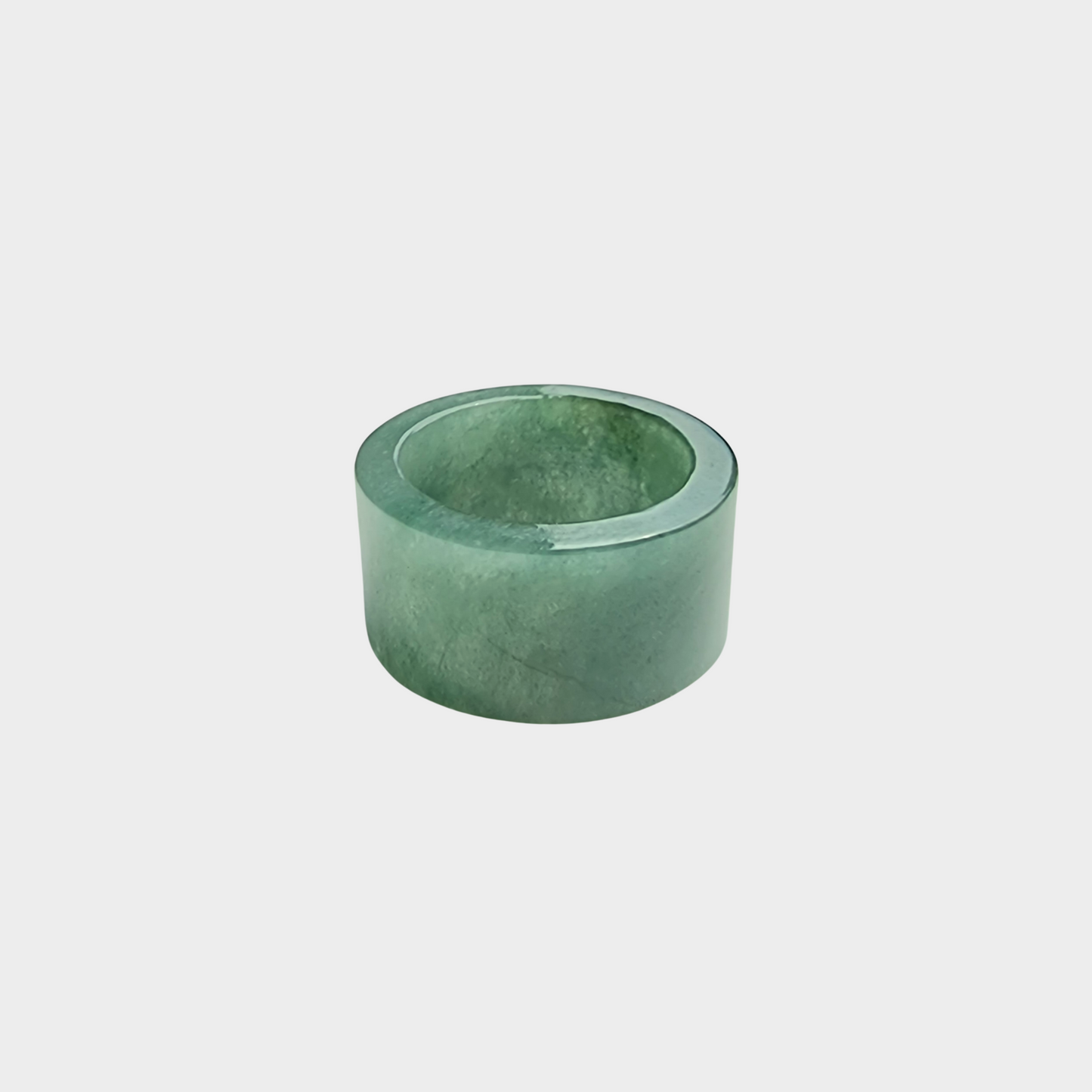 Green Jadeite Jade Abacus Ring