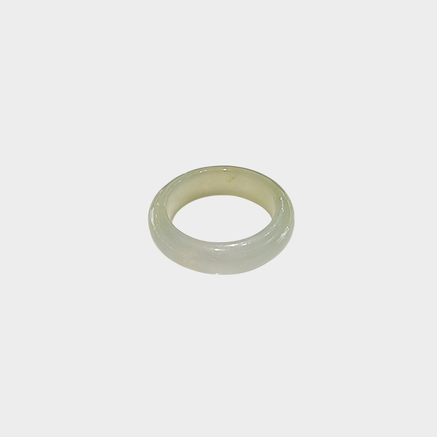 Honey Yellow Jadeite Jade Abacus Ring