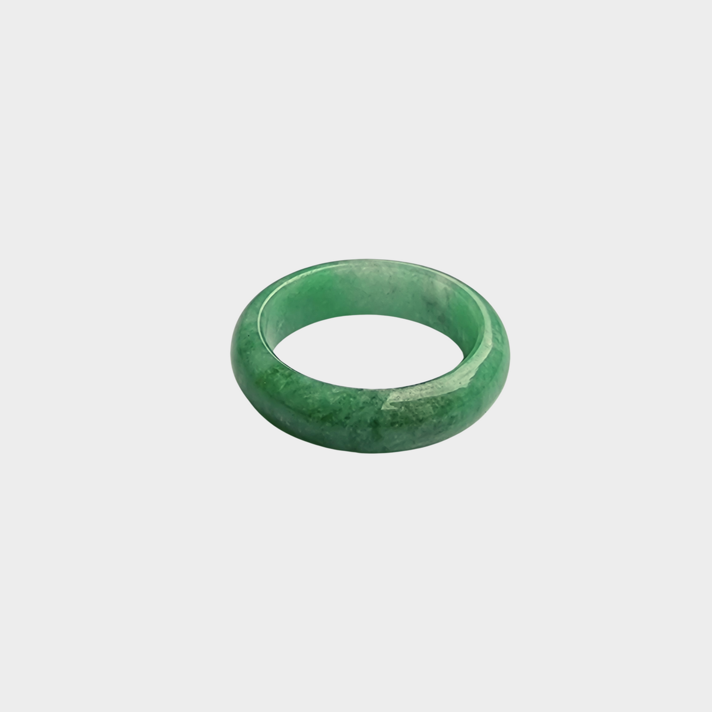 Apple Green Jadeite Jade Abacus Ring