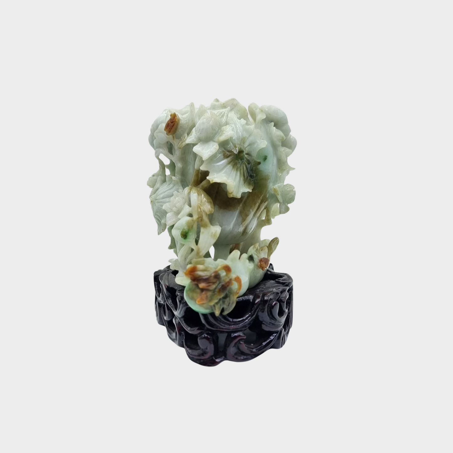 "The Amazing Lotus" Jadeite Jade Display