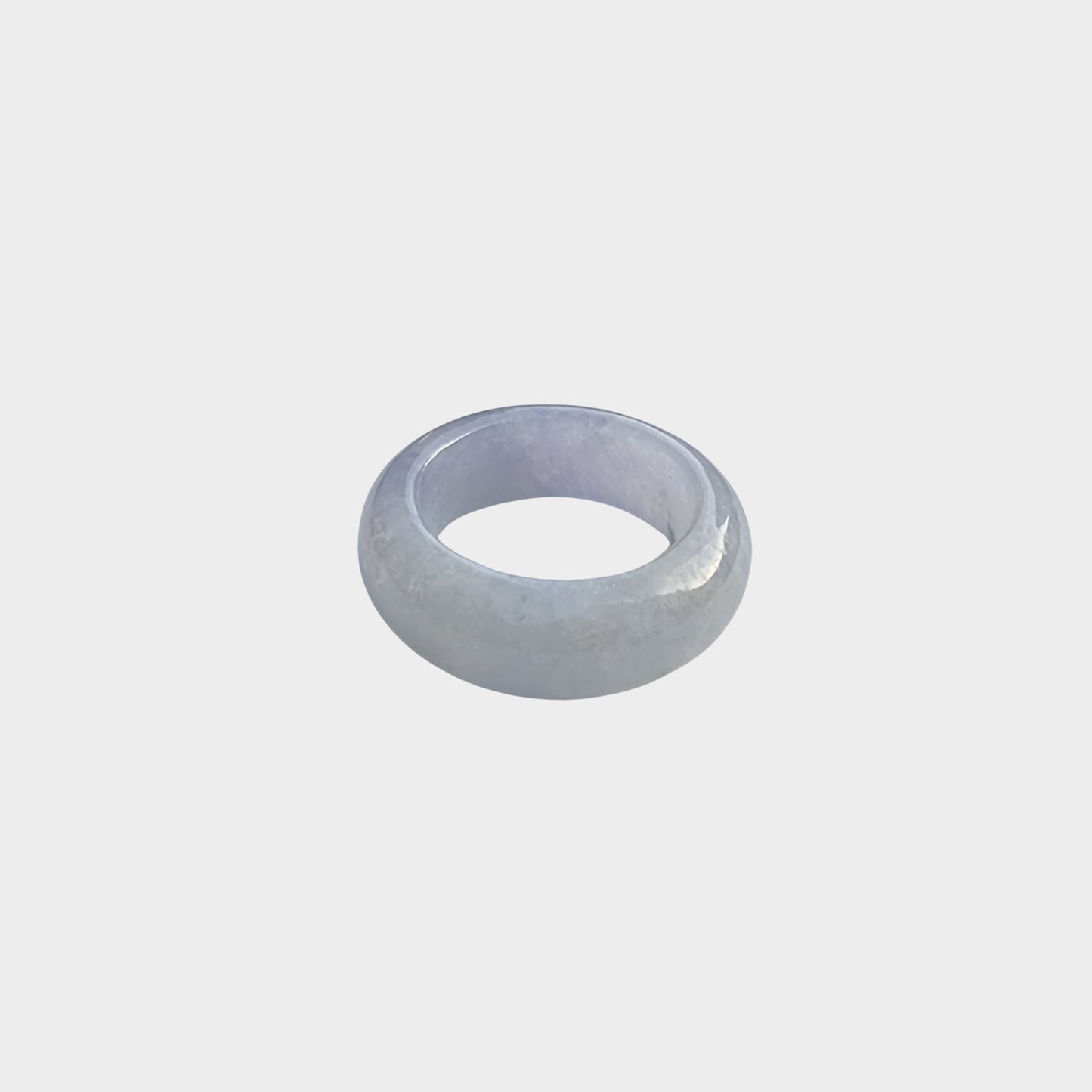 Lavender Jadeite Jade Abacus Ring