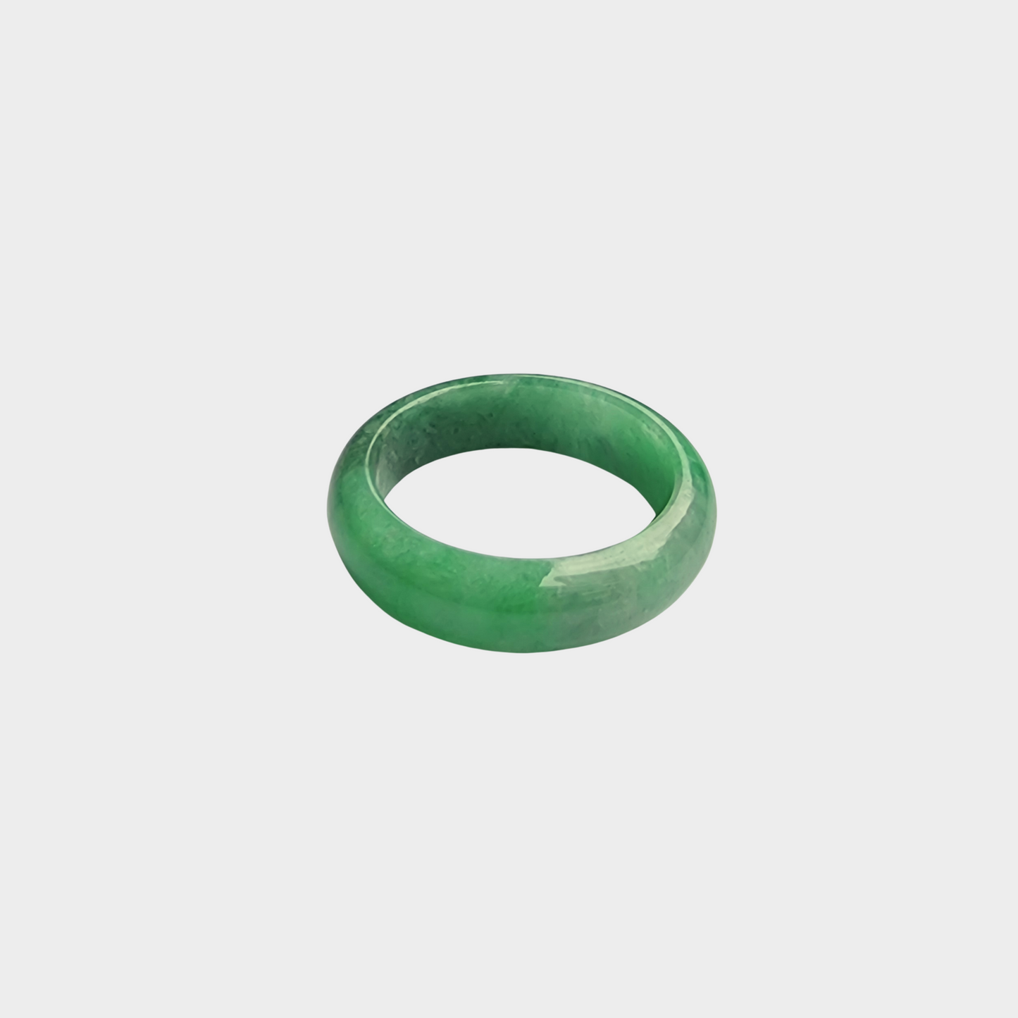 Apple Green Jadeite Jade Abacus Ring
