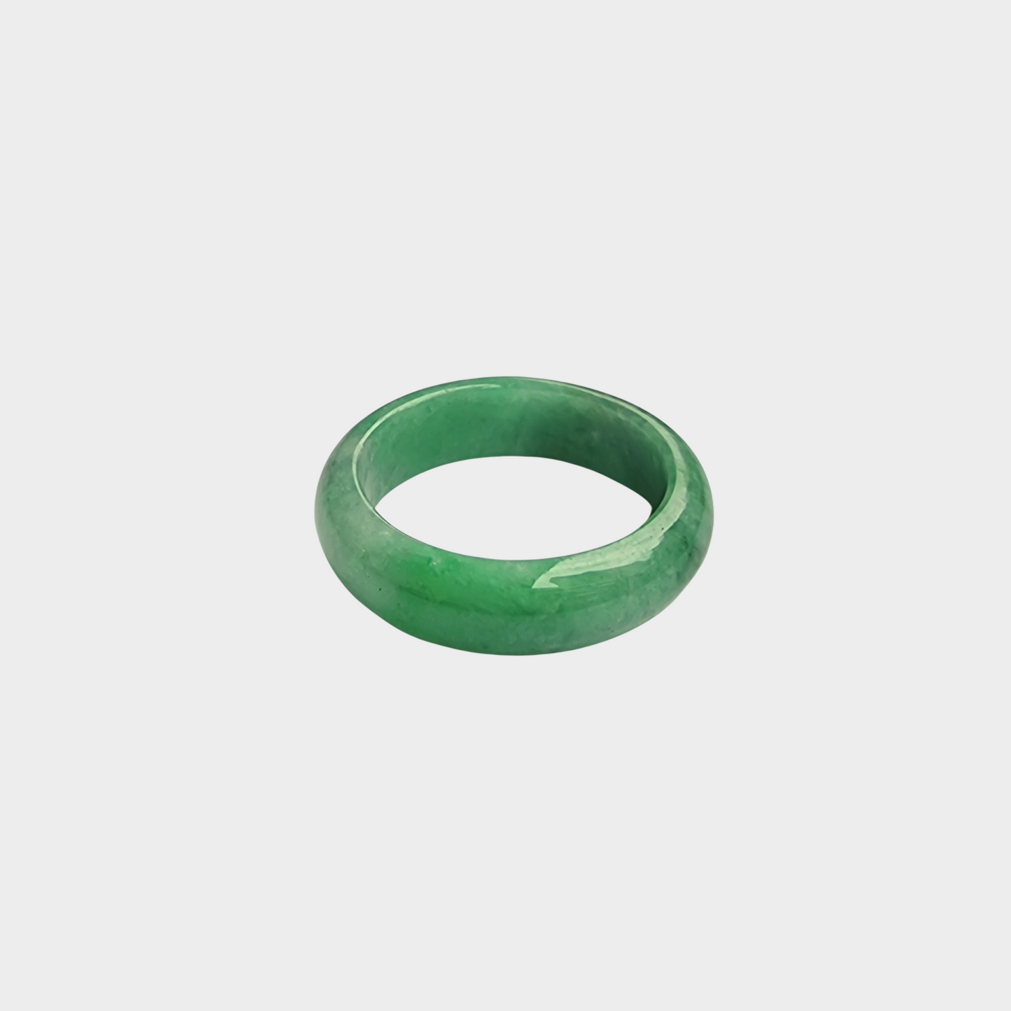 Apple Green Jadeite Jade Abacus Ring