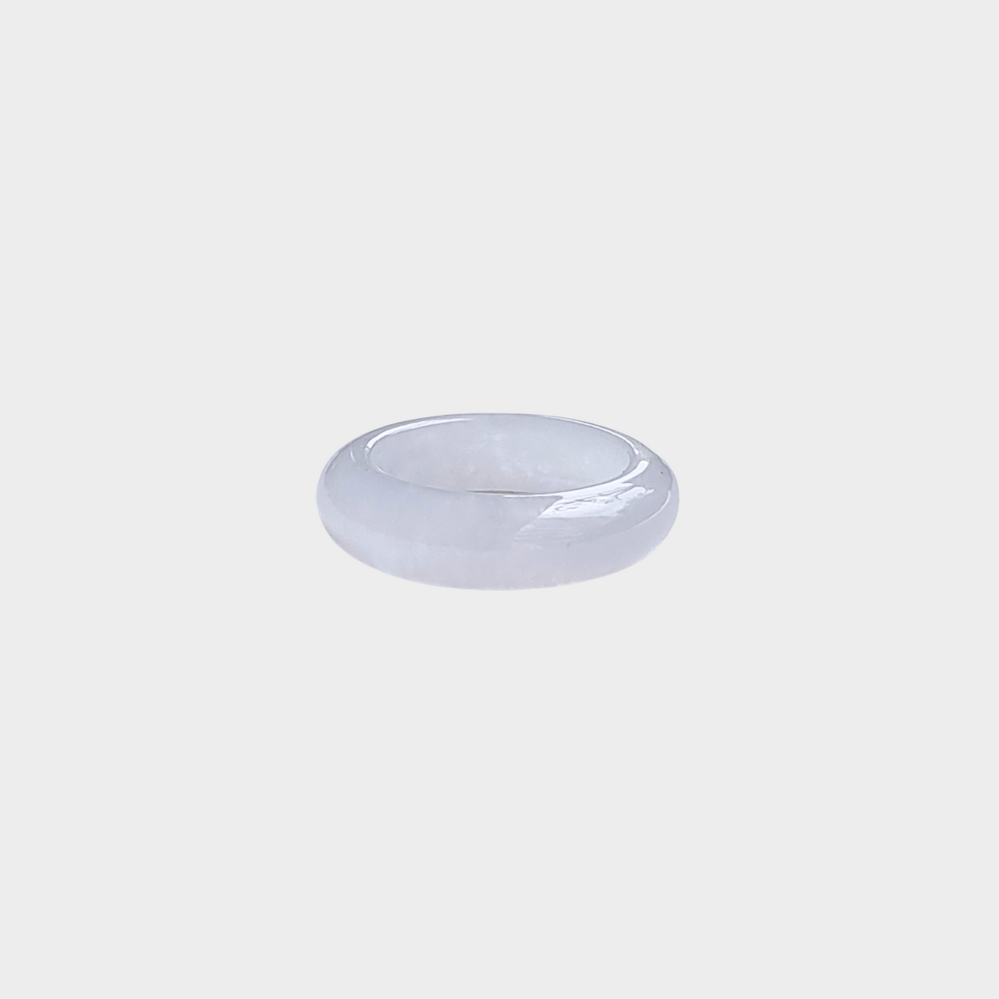 Icy Jadeite Jade Abacus Ring