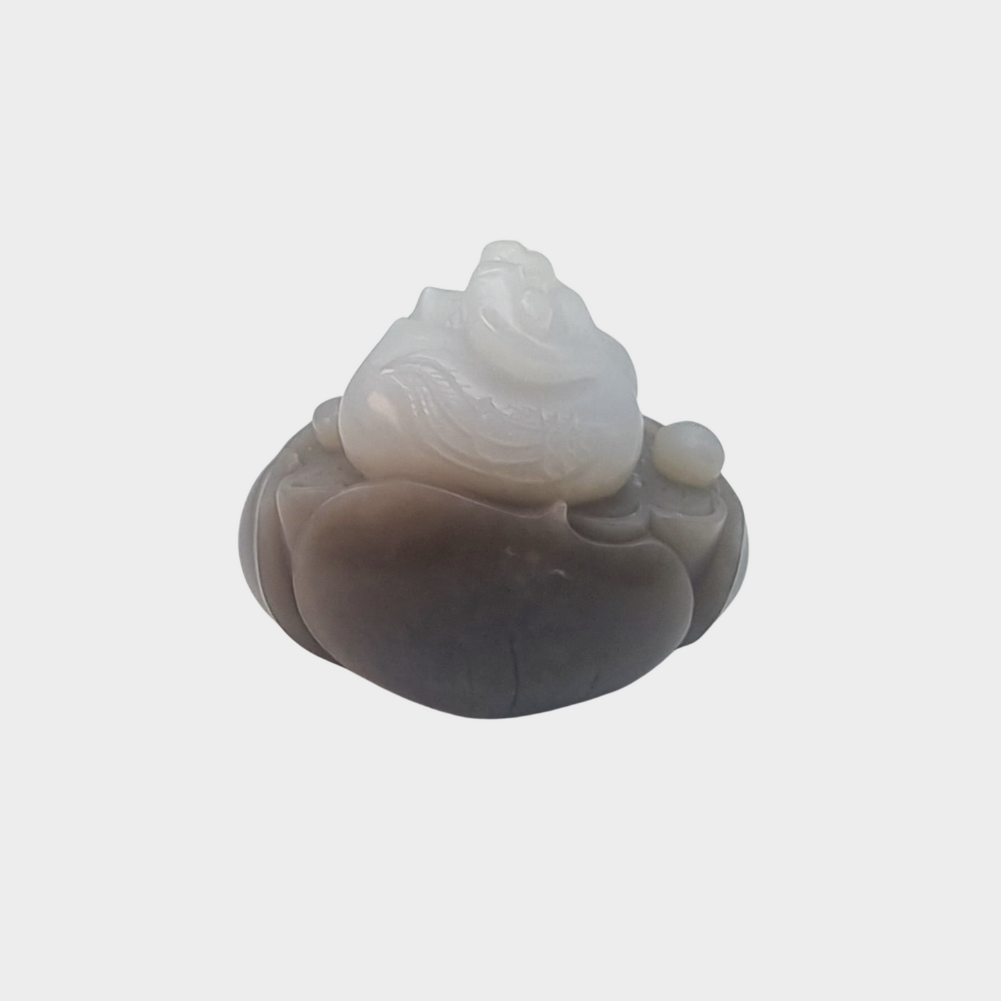 "Mandarin Ducks" Nephrite Jade Display