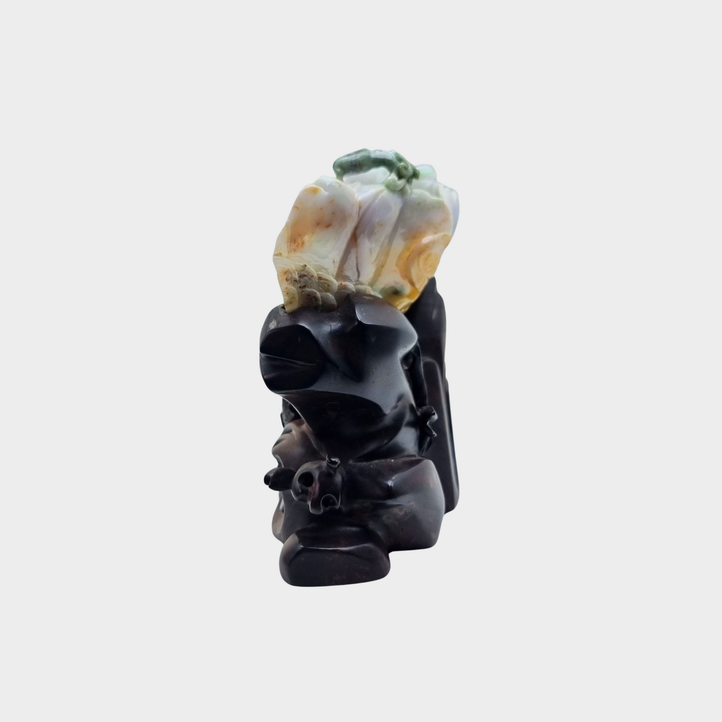 "The Rising Dragon" Jadeite Jade Display