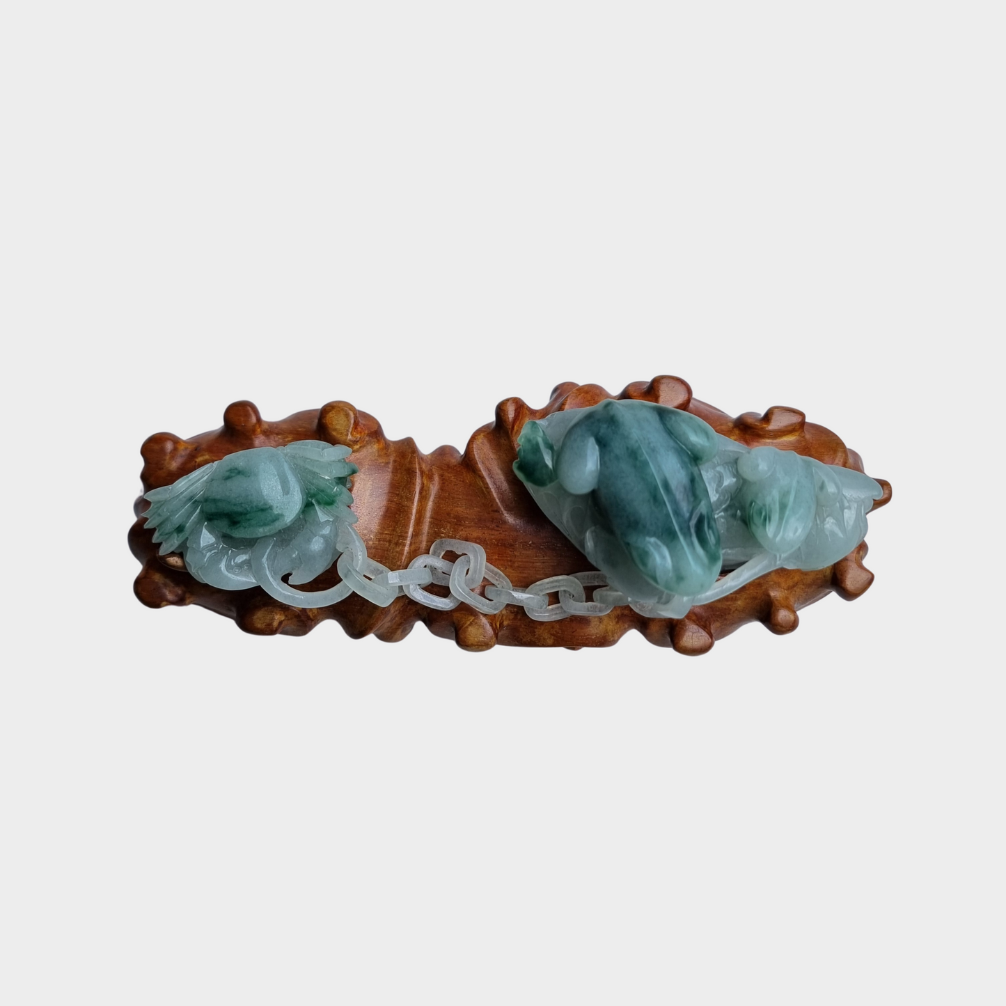 "The Calm Vertebrates" Jadeite Jade Display