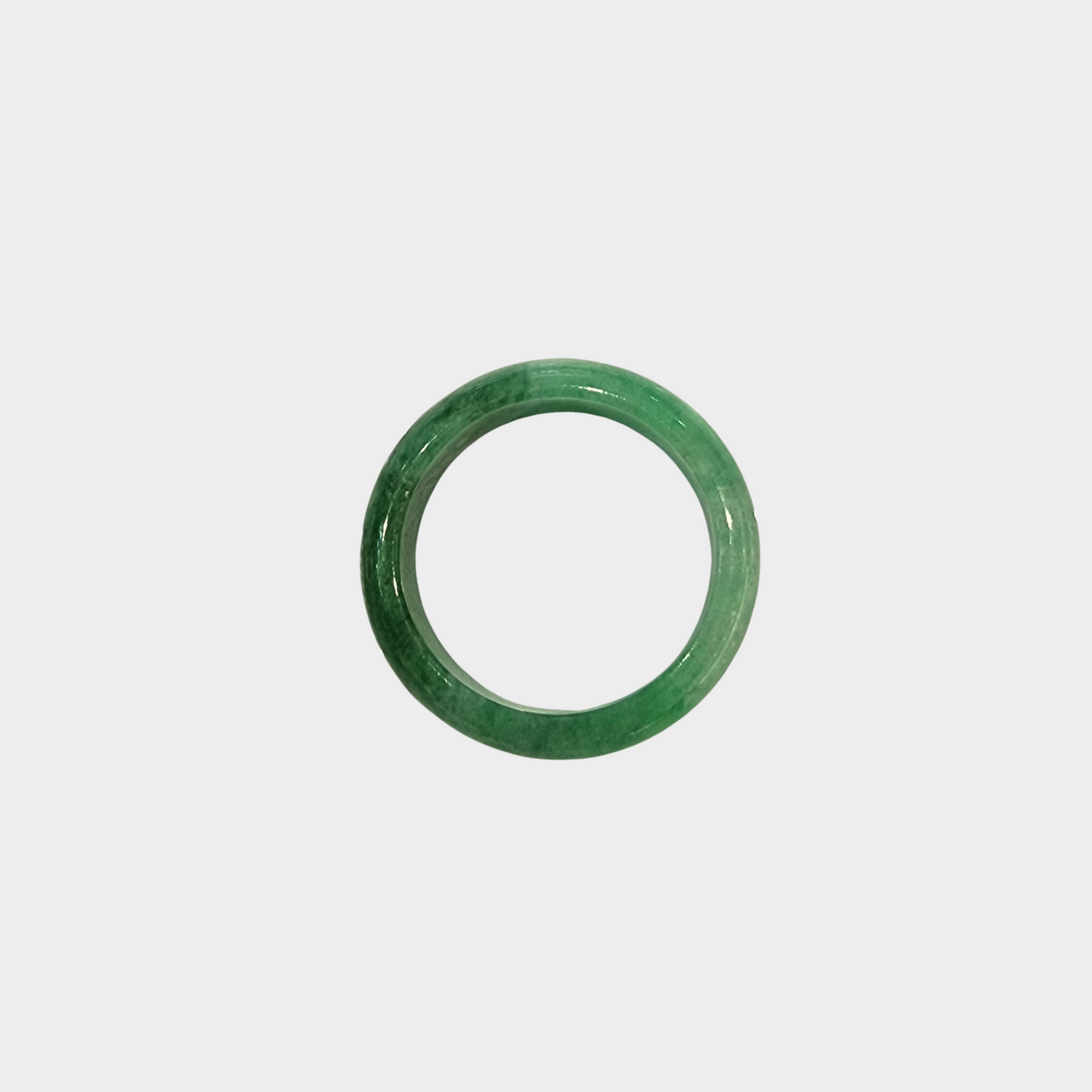 Apple Green Jadeite Jade Abacus Ring
