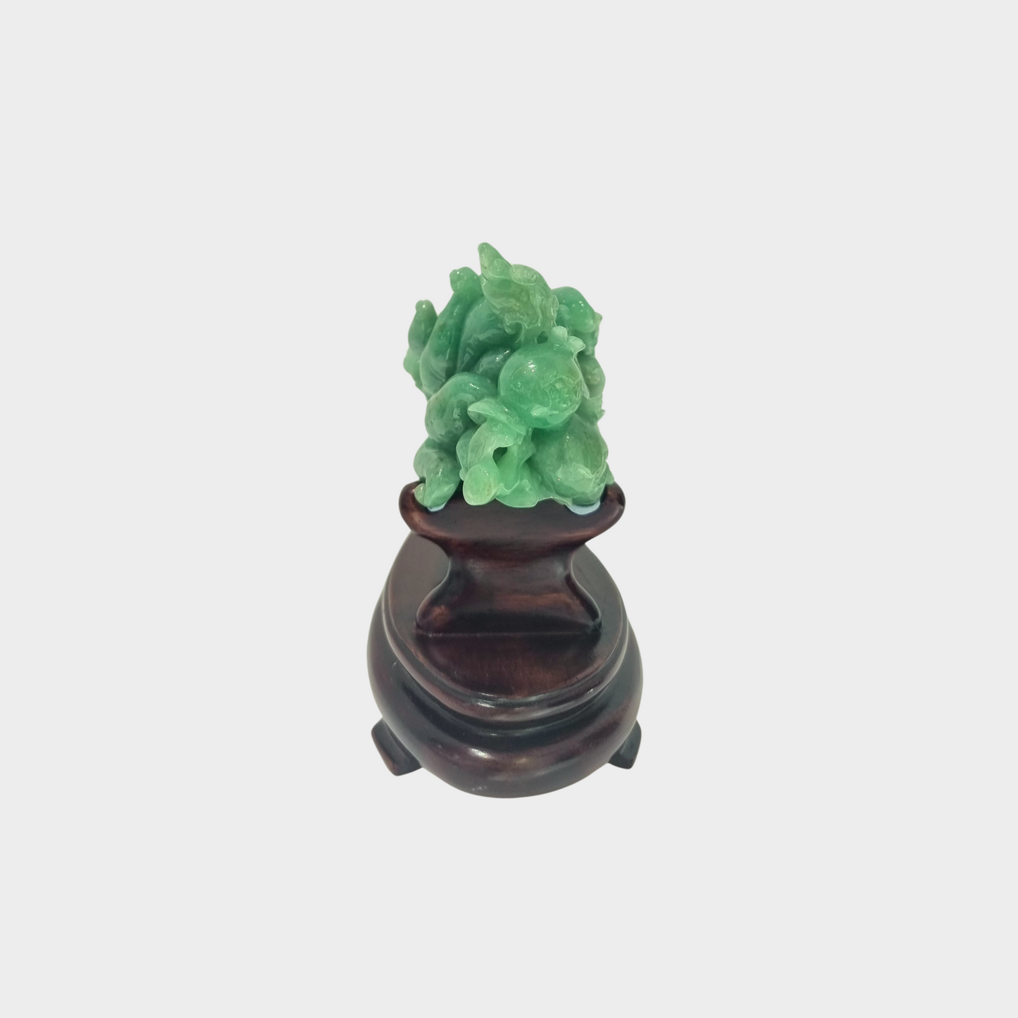 The "Buddha's Hand" Citron Fruit Jadeite Jade Display