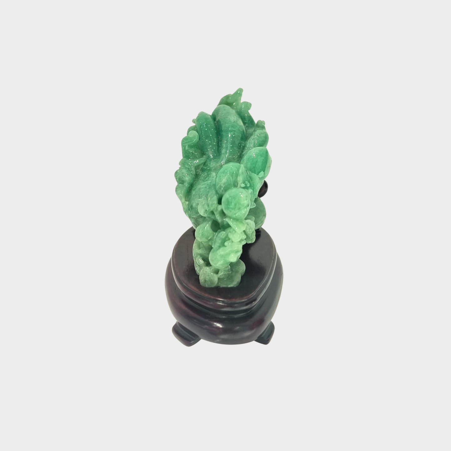 The "Buddha's Hand" Citron Fruit Jadeite Jade Display