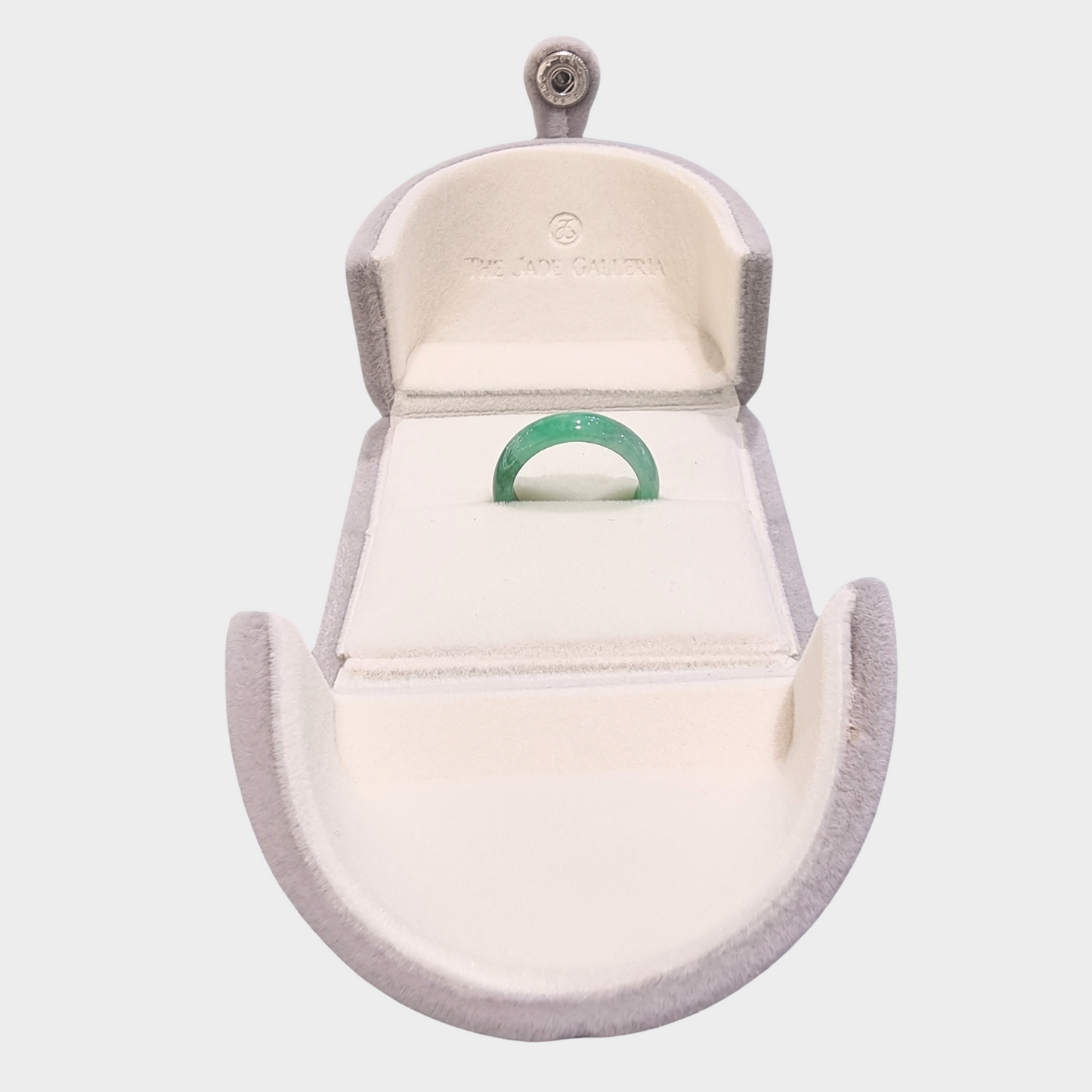 Apple Green Jadeite Jade Abacus Ring