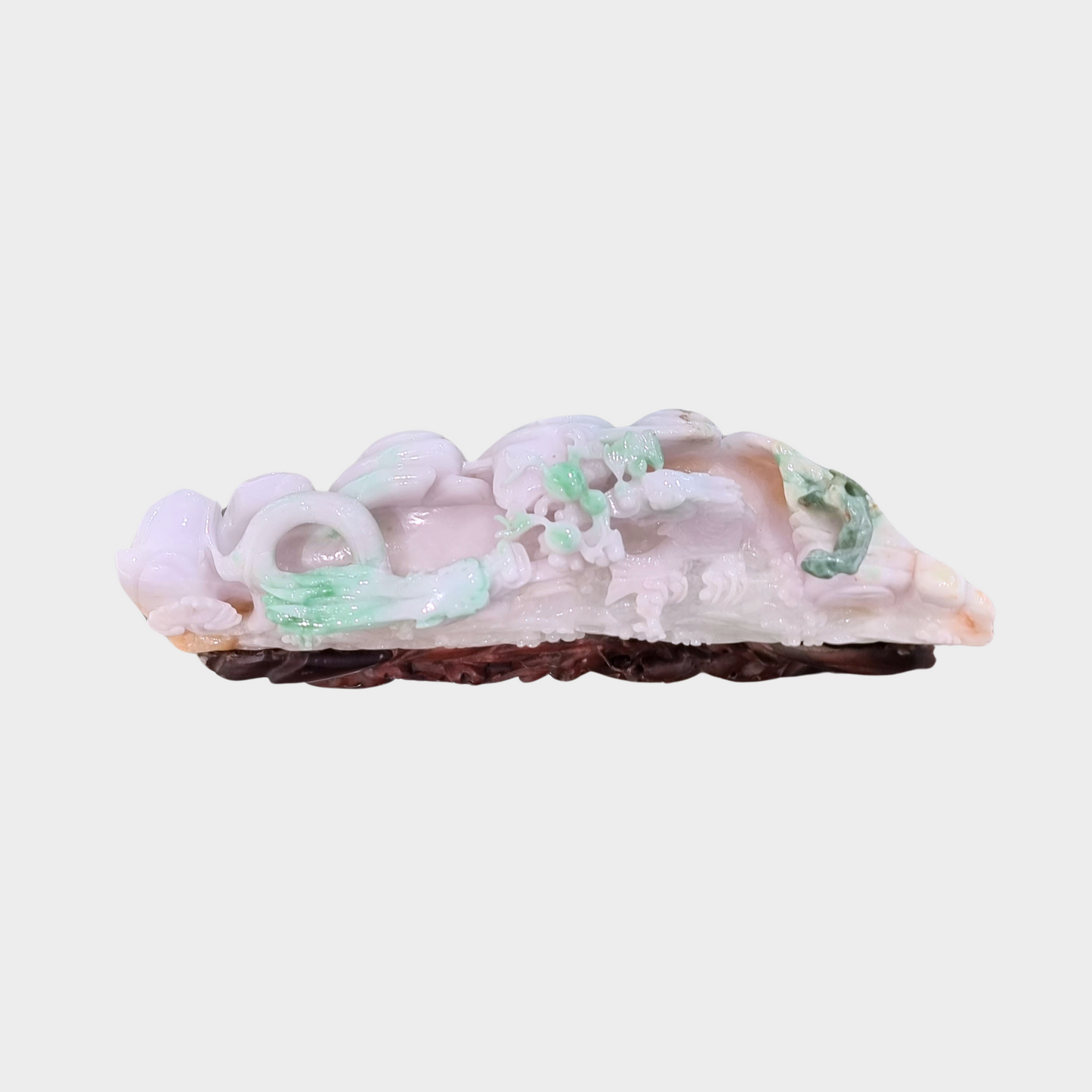 "The Rising Dragon" Jadeite Jade Display
