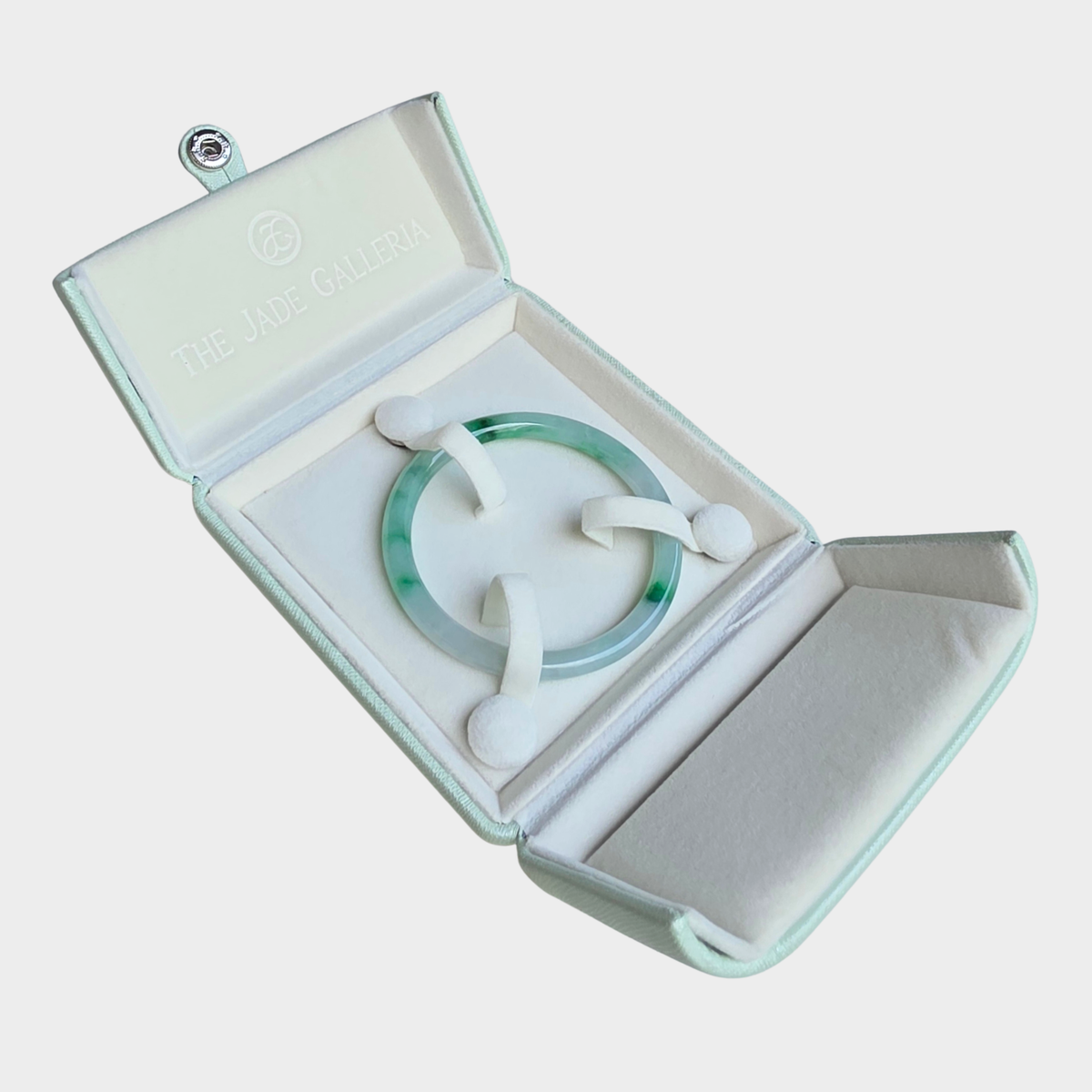 Jadeite Jade Bangle - 53mm Round
